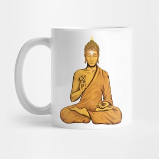 Illuminated golden buddha Mug